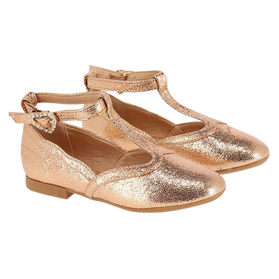 Girls Rose Gold Shoes