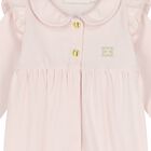 Baby Girls Pink Logo Ruffled Babygrow, 2, hi-res