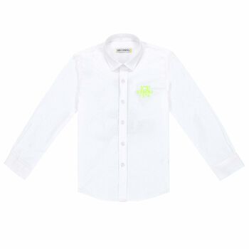 Boys White Logo Shirt