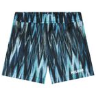 Boys Navy Blue & Blue Swim Shorts, 1, hi-res