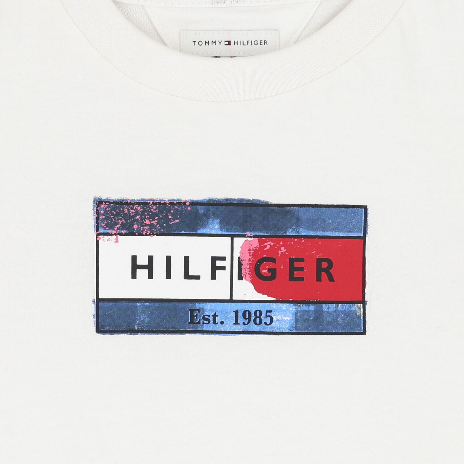Boys White Logo T-Shirt, 3, hi-res