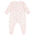 Baby Girls Pink Floral Babygrow Set, 1, hi-res
