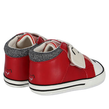 Baby Boys Red Puppy Pre Walker Shoes