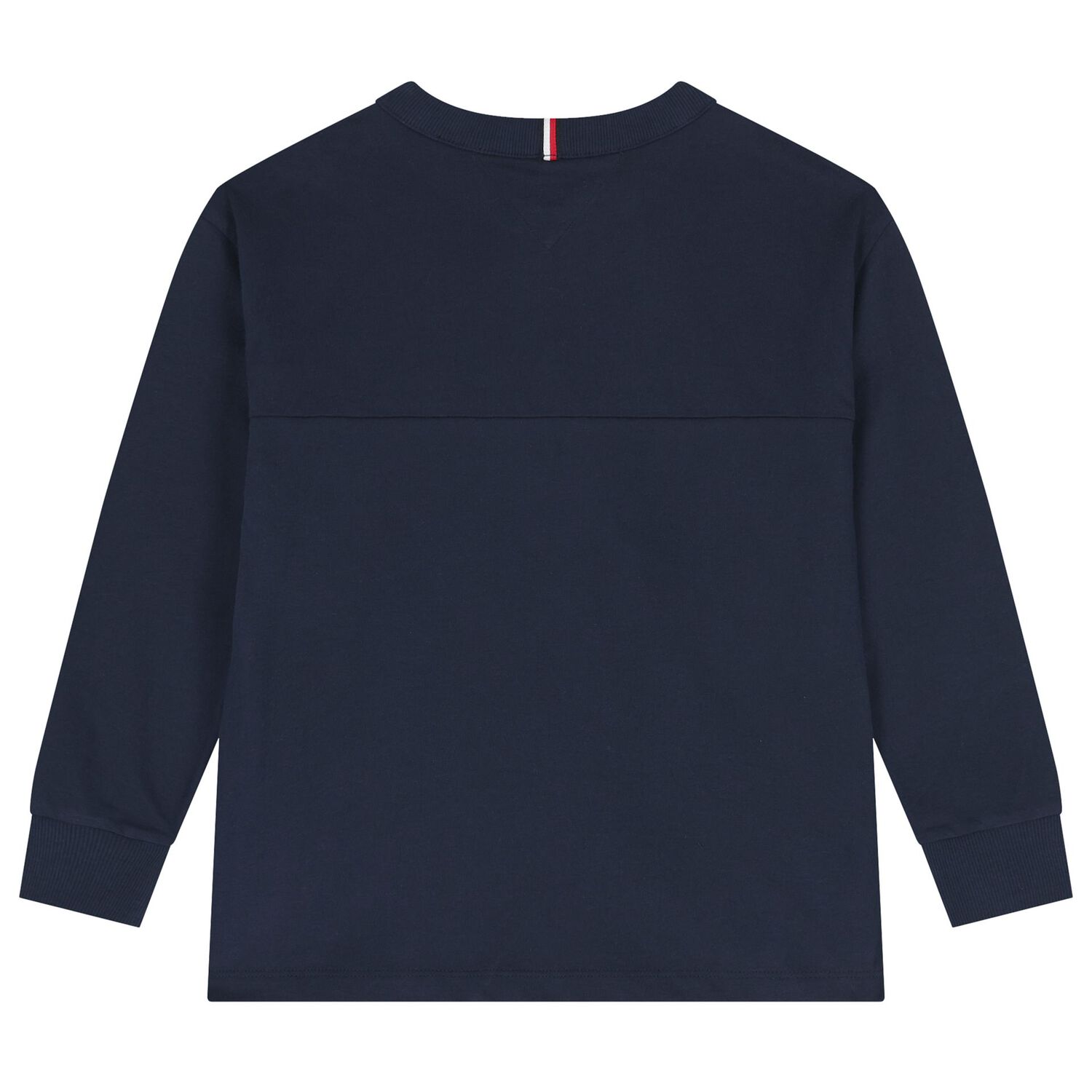 Boys Navy Blue Logo Long Sleeve Top, 1, hi-res image number null