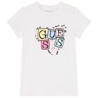 Girls White Logo T-Shirt, 1, hi-res