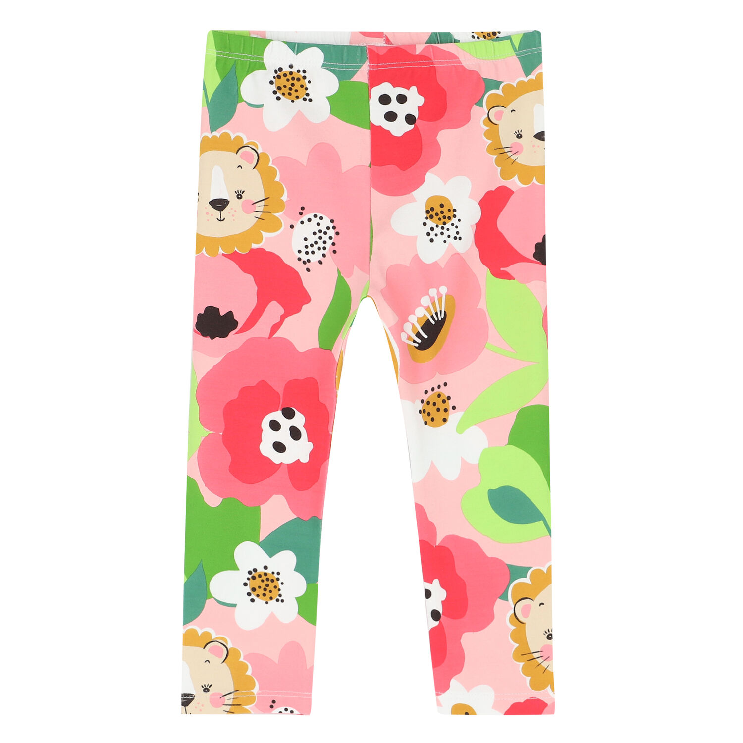 Younger Girls Pink Leggings Set, 1, hi-res
