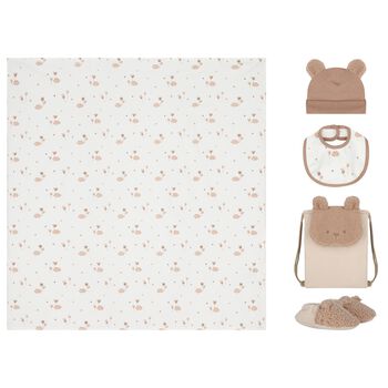 Ivory & Beige Teddy Bear Gift Set