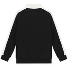 توب بسحاب بالشعار باللون الأبيض والأسود, 1, hi-res