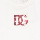 White & Red Majolica Embossed Logo Baby T-Shirt, 1, hi-res