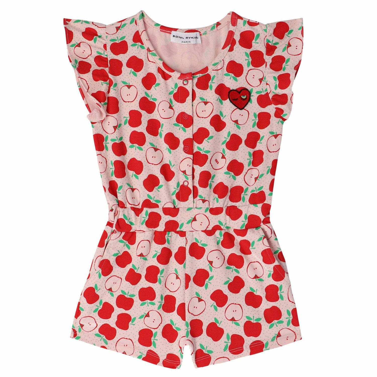Girls Pink & Red Elmo Playsuit, 1, hi-res image number null
