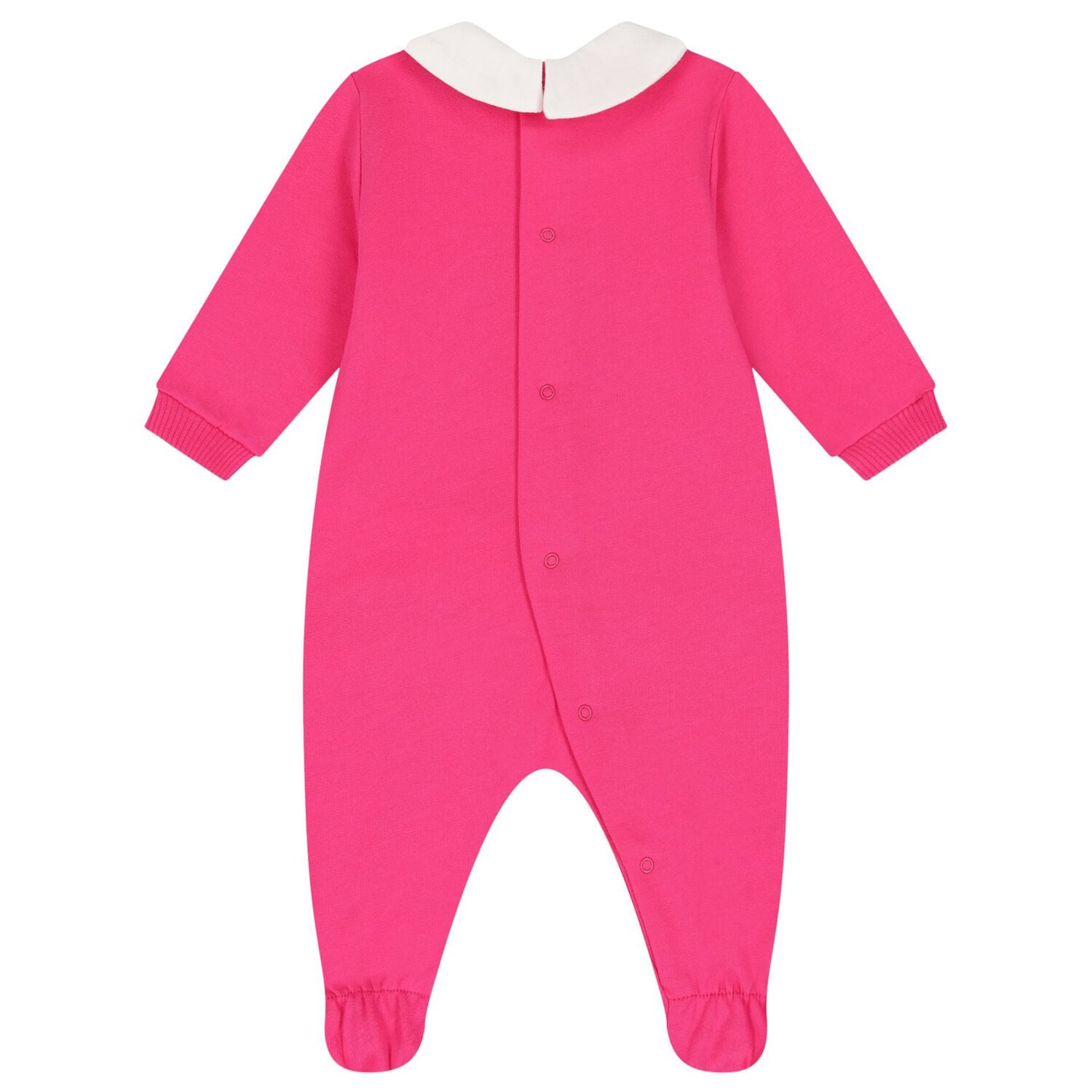 Baby Girls Pink Teddy Bear Logo Babygrow, 4, hi-res