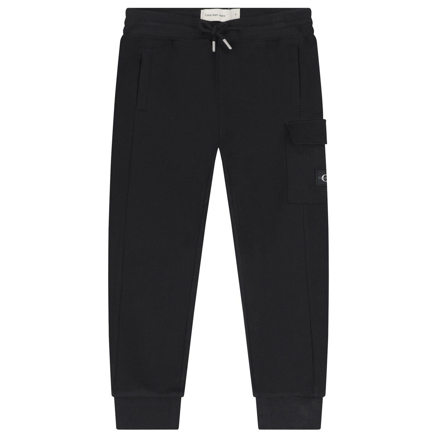 Boys Black Logo Joggers , 1, hi-res