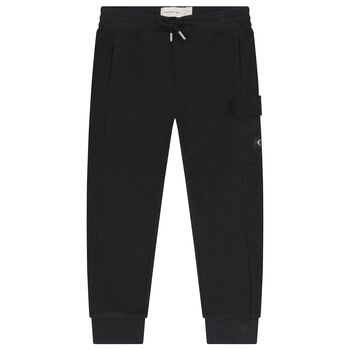 Boys Black Logo Joggers 