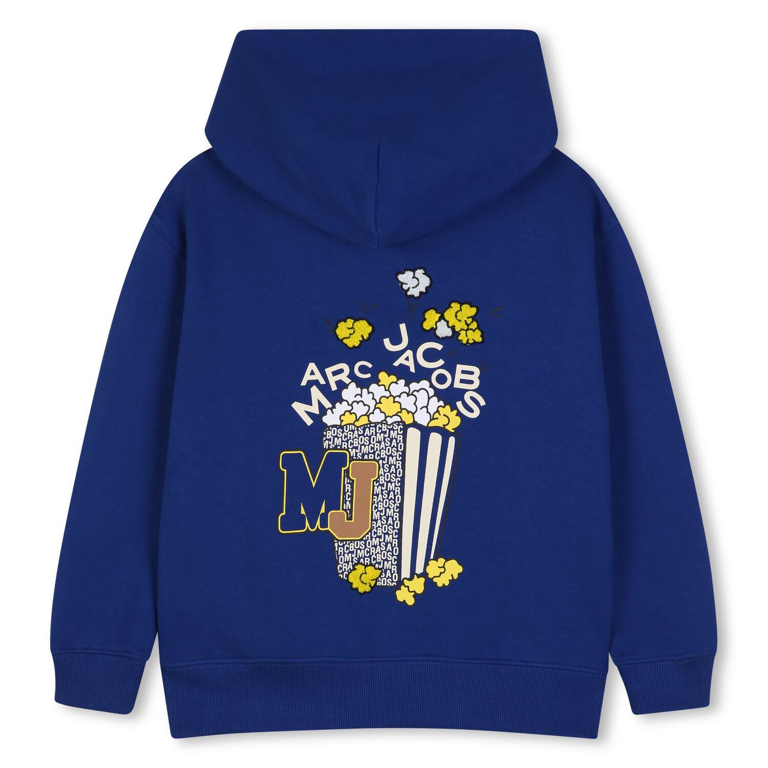 Boys Blue Popcorn Logo Hooded Top, 1, hi-res