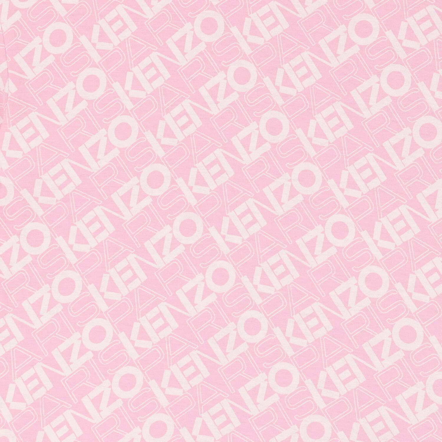 تيشيرت بنات بالشعار باللون الوردى, 1, hi-res