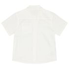 Boys White & Beige Shorts Set, 1, hi-res