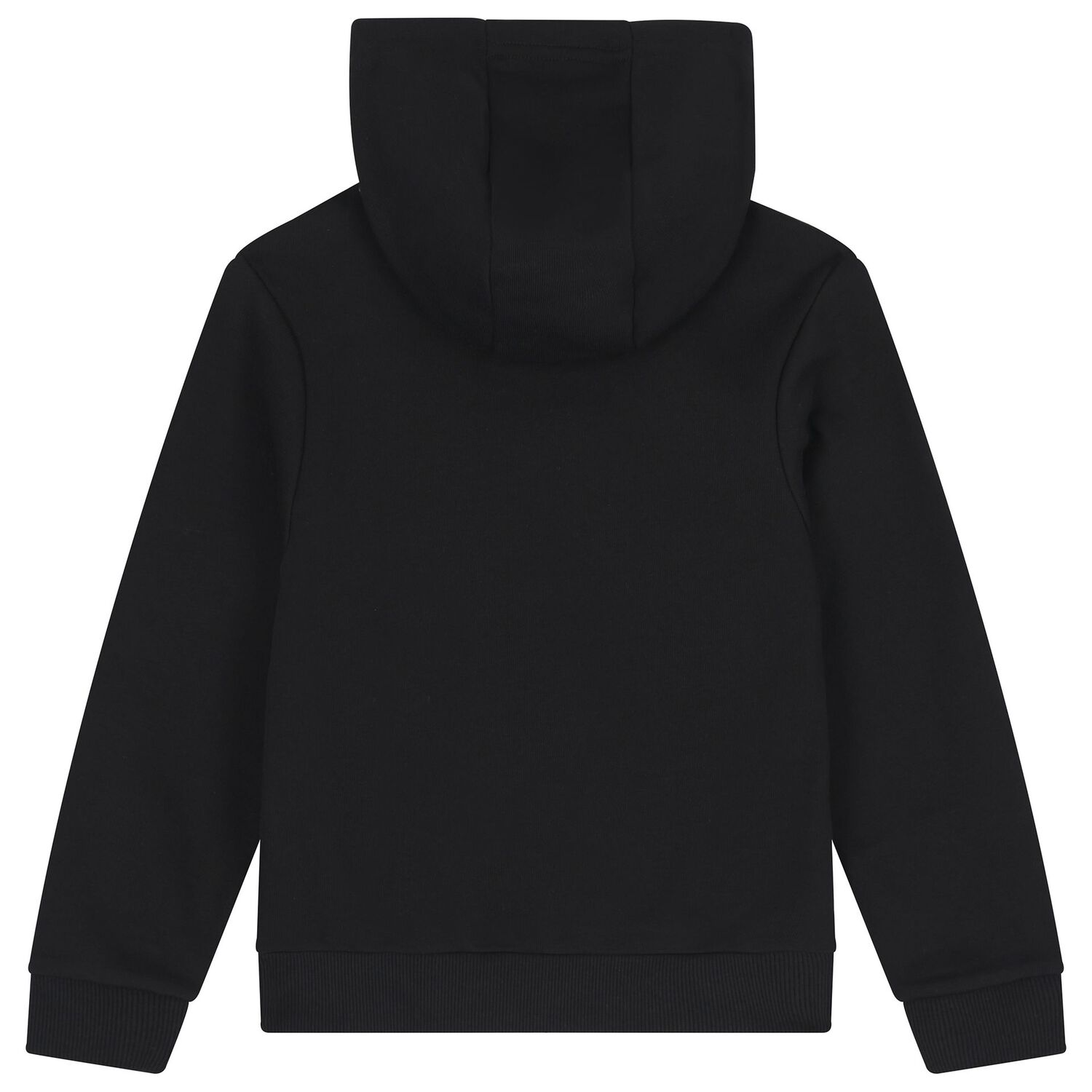 Boys Black Logo Hooded Top, 1, hi-res image number null