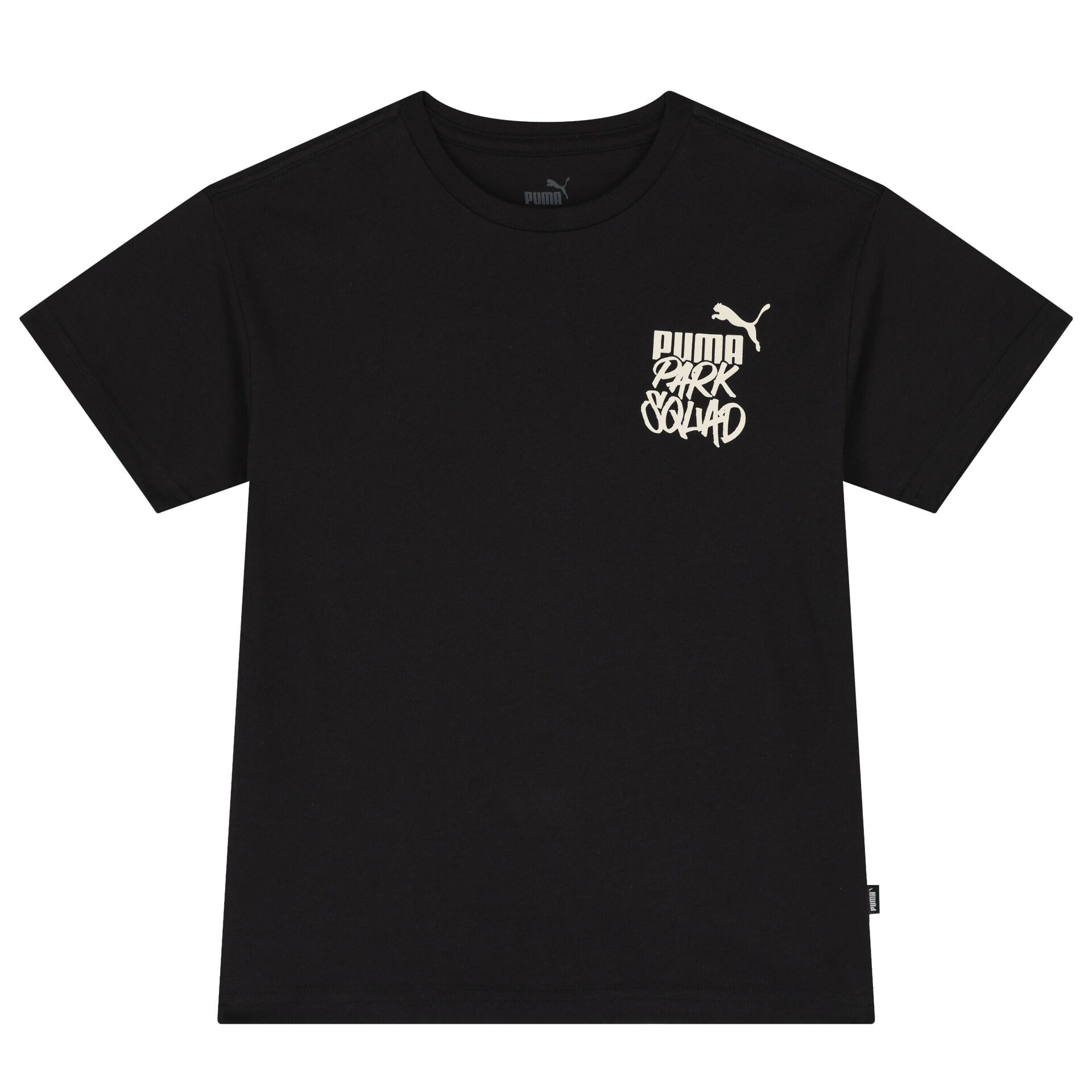 Puma Boys Black Logo T Shirt Junior Couture Bahrain