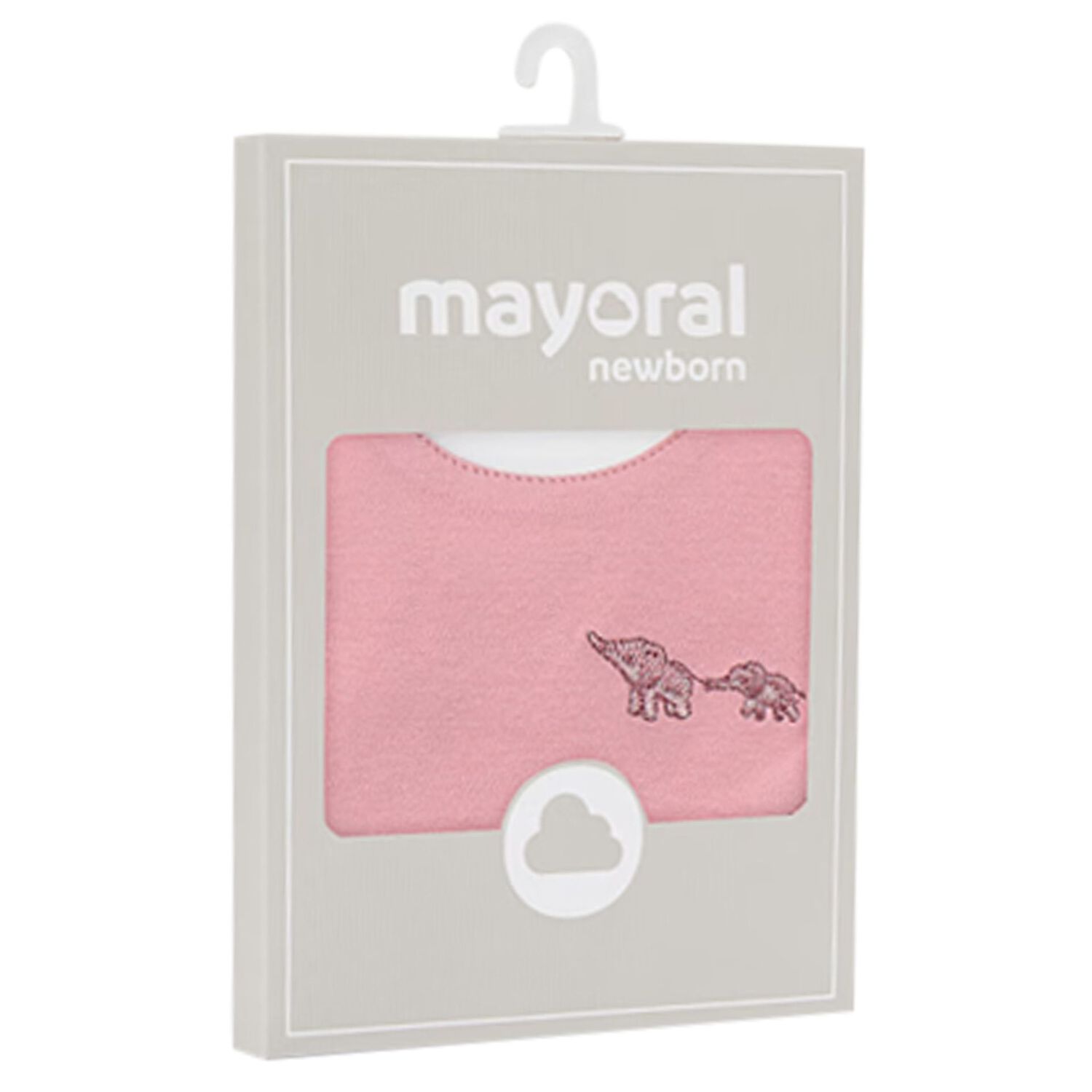 Baby Girls Pink & Ivory Animals Bibs ( 2-Pack ), 1, hi-res