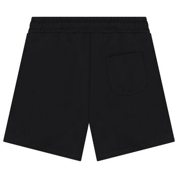 Boys Black Logo Shorts
