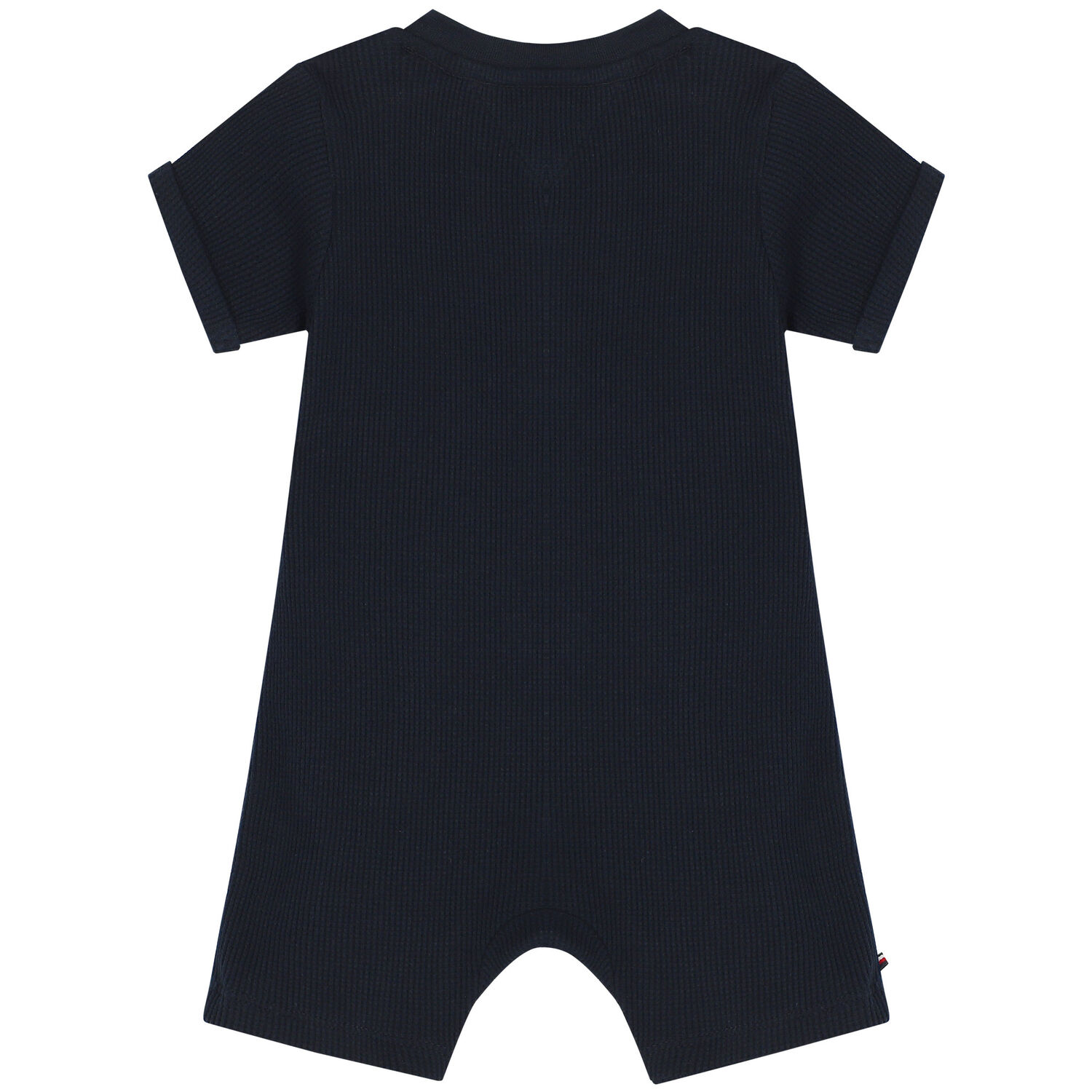 Baby Boys Navy Blue Romper, 1, hi-res