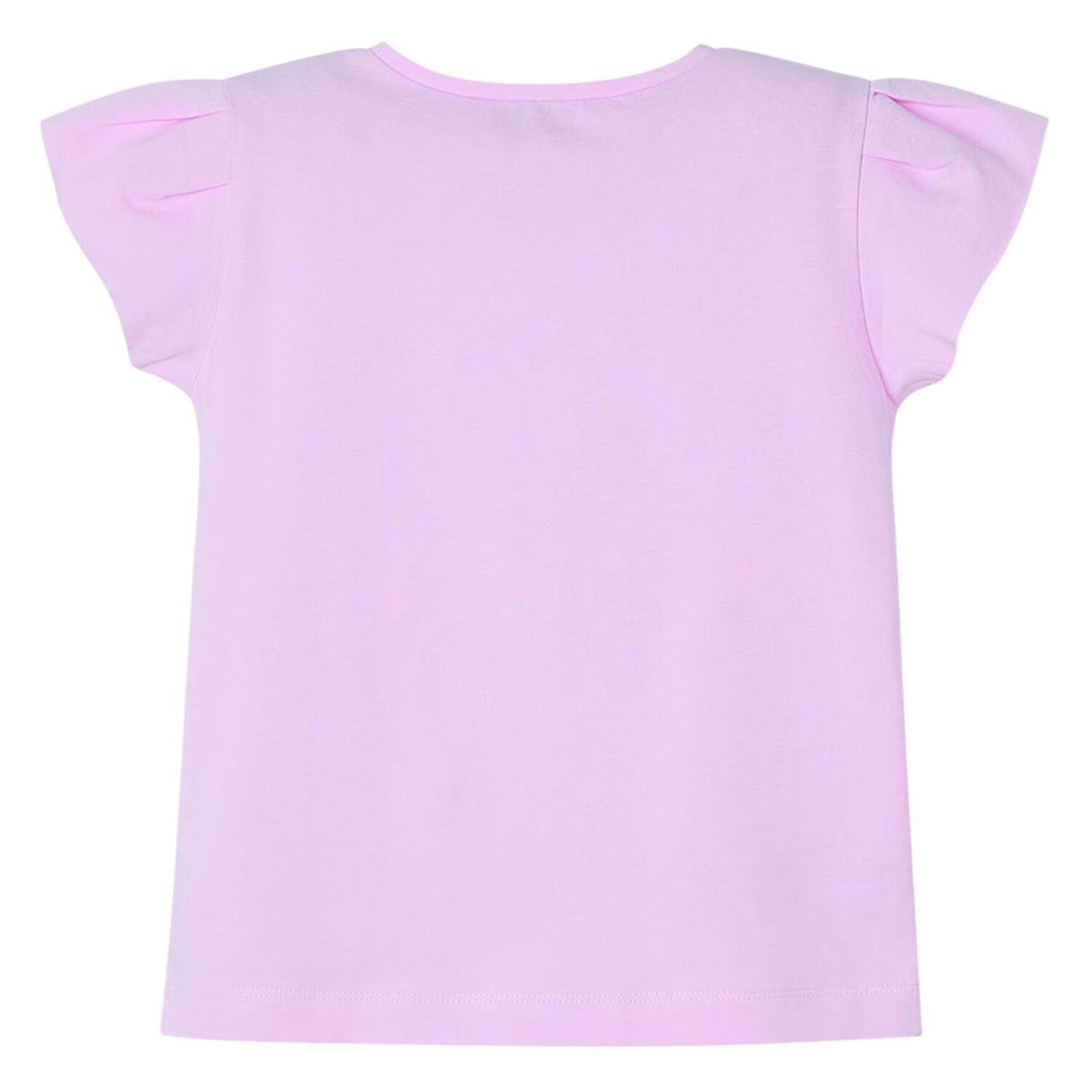تيشيرت بنات قطن جرافيك  باللون البنفسجي , 2, hi-res
