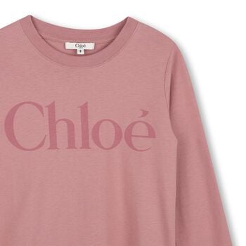 Girls Mini Me Pink Long Sleeve Top