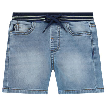 Younger Boys Blue Denim Shorts