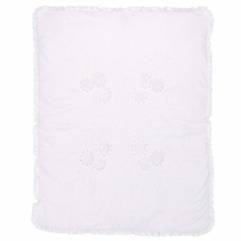 Baby Girls White Blanket