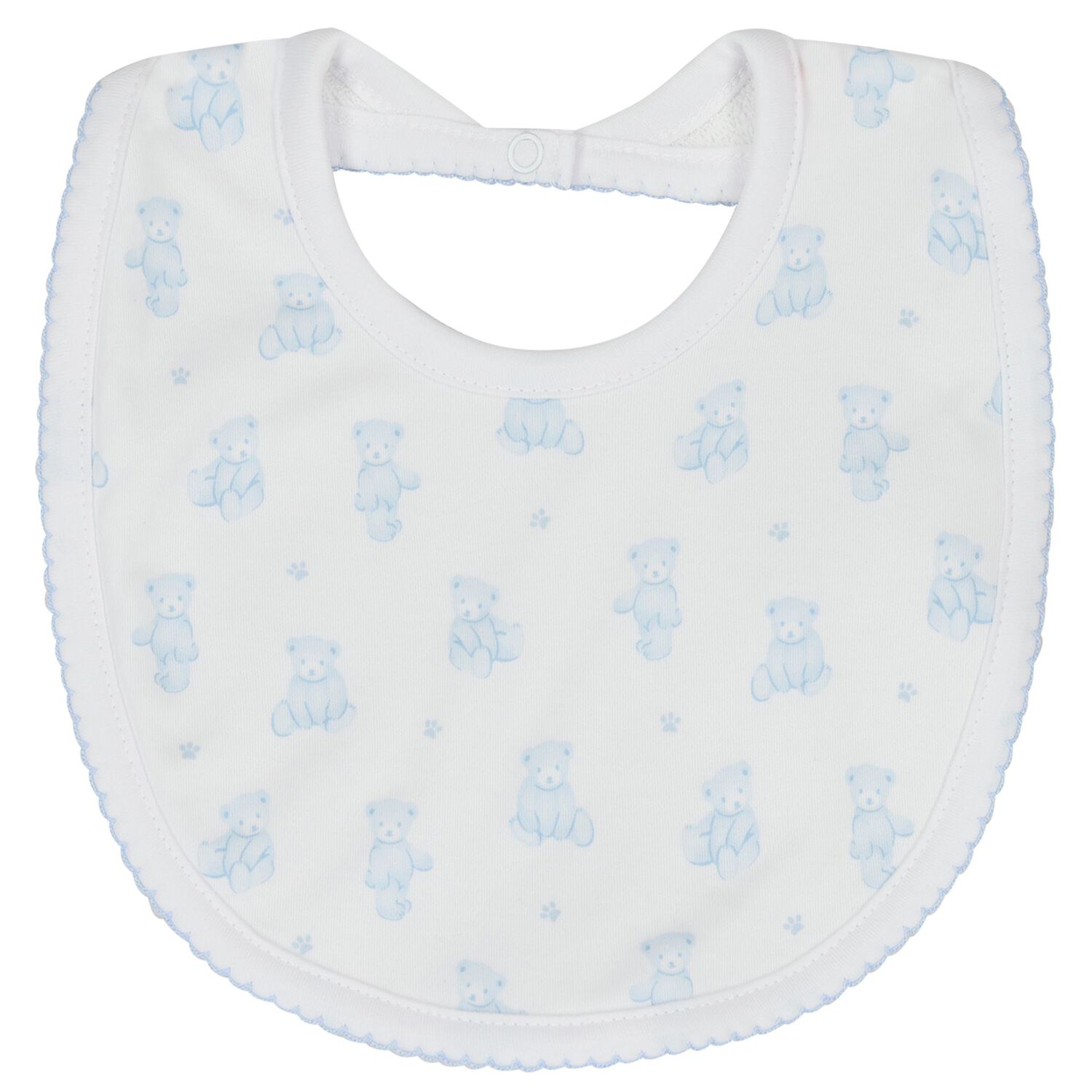Baby Boys White & Blue Teddy Bear Babygrow Gift Set, 1, hi-res