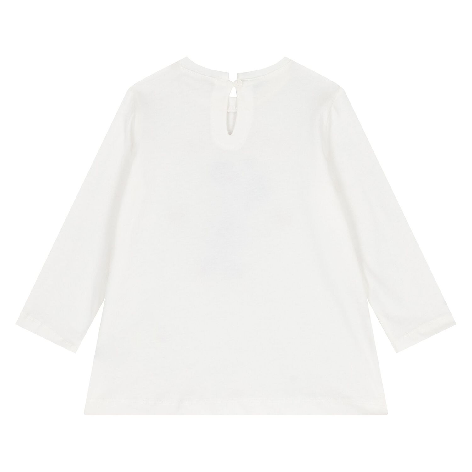 Younger Girls Ivory Disney Long Sleeve Top, 1, hi-res image number null
