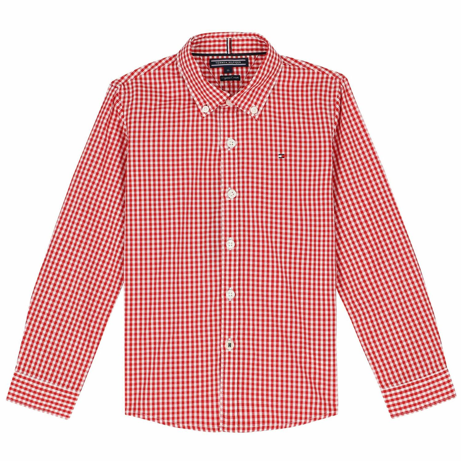 Boys Red & White Logo Shirt, 1, hi-res image number null