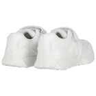 Boys White Logo Trainers, 1, hi-res