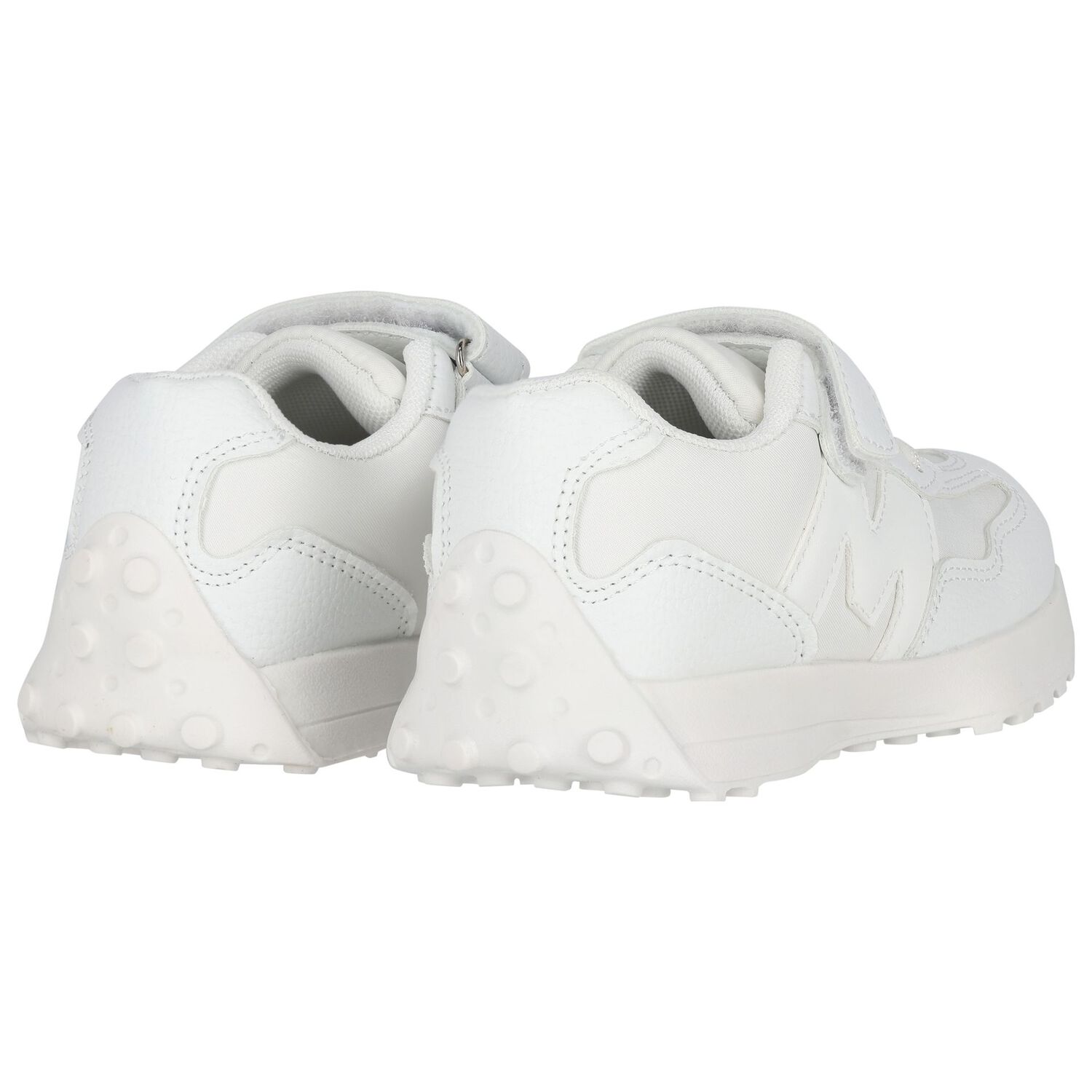 Boys White Logo Trainers, 1, hi-res image number null