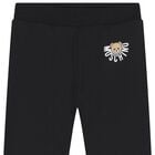 Black Teddy Bear Logo Tracksuit, 1, hi-res