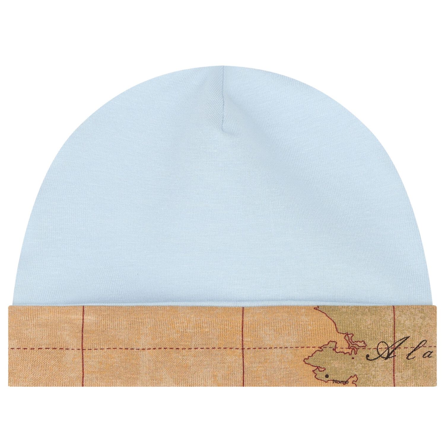 طقم هدايا افارول للأولاد بطبعة الخريطة باللونين الأزرق والبيج, 2, hi-res