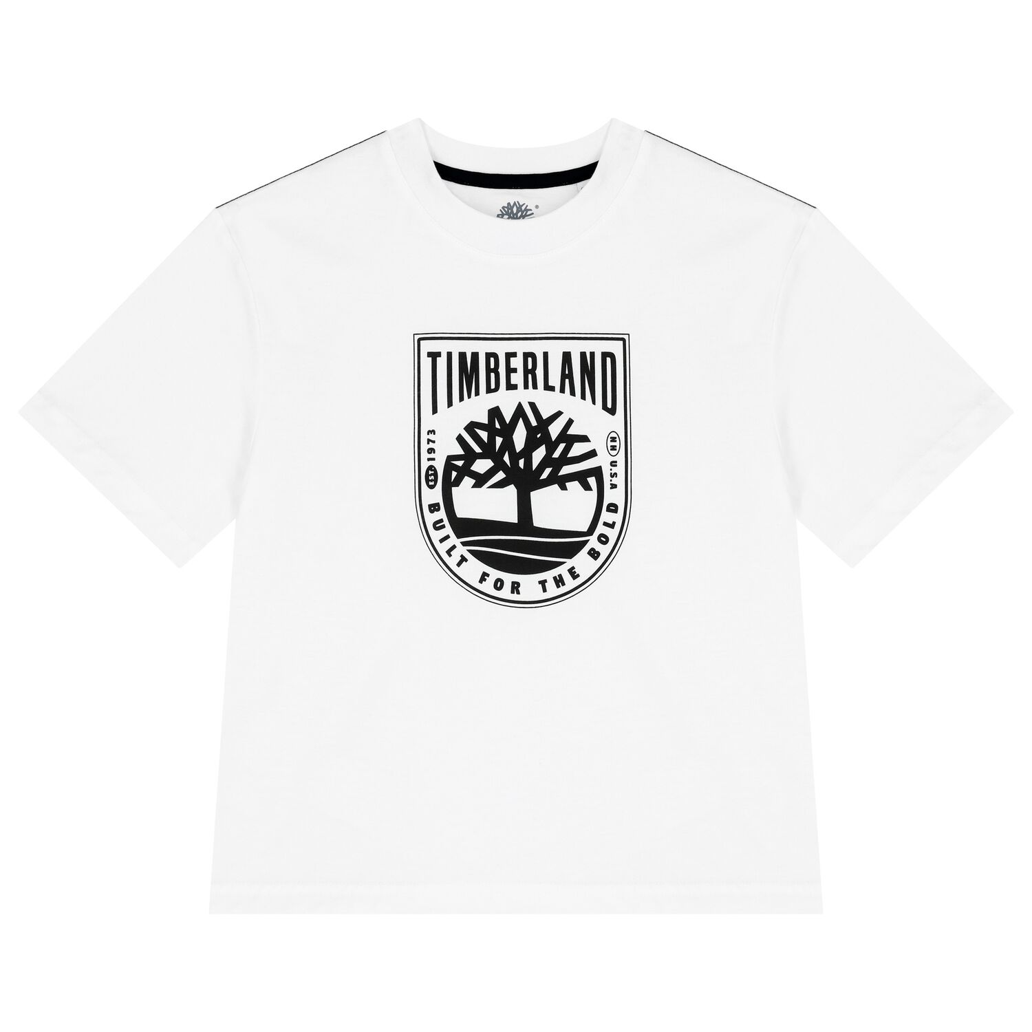 Boys White Logo T-Shirt, 1, hi-res image number null