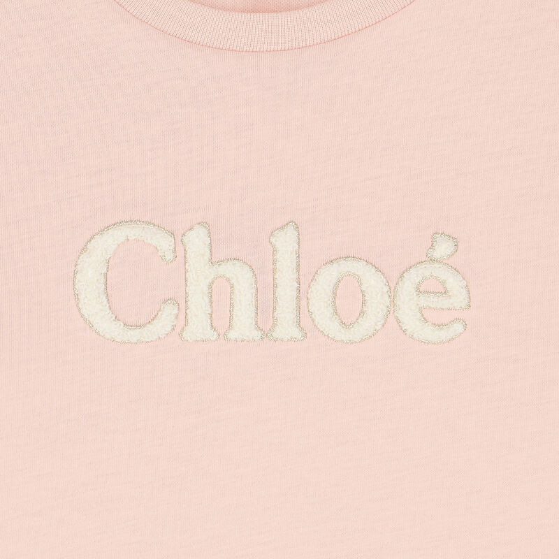 Girls Pale Pink Logo T-Shirt, 1, hi-res image number null