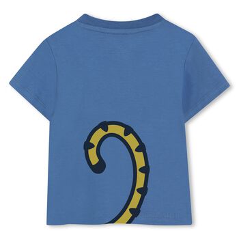 Younger Blue Tiger Logo T-Shirt