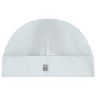 Baby Boys Blue Embroidered Logo Hat, 2, hi-res