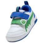 Younger Boys White & Blue Multiflex 2 Dino Trainers, 1, hi-res