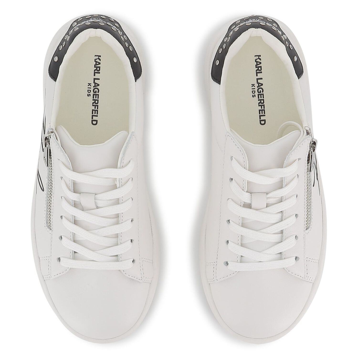 Girls Mini Me Logo Trainers, 1, hi-res