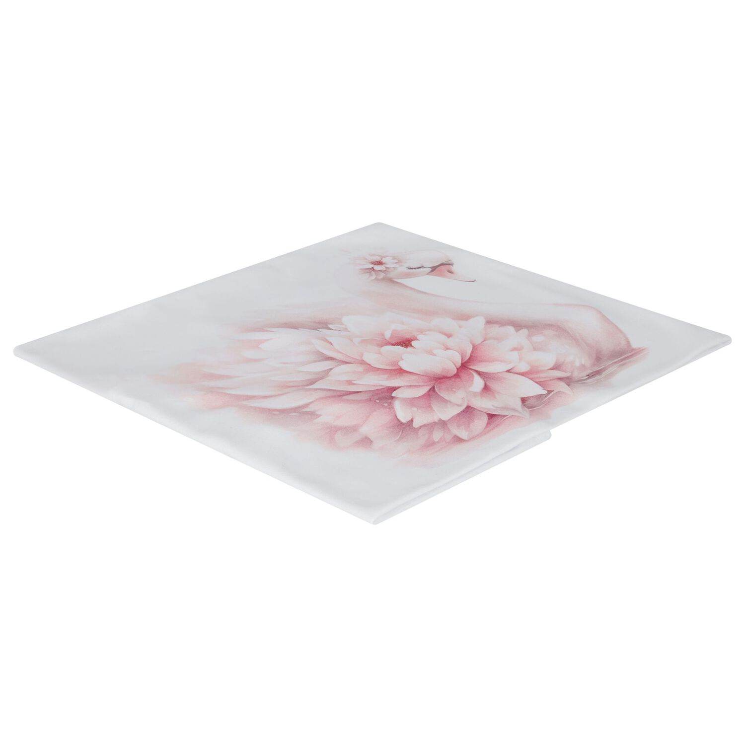 افارول بطبعة بجعة باللون الأبيض و الوردى للبنات, 1, hi-res image number null