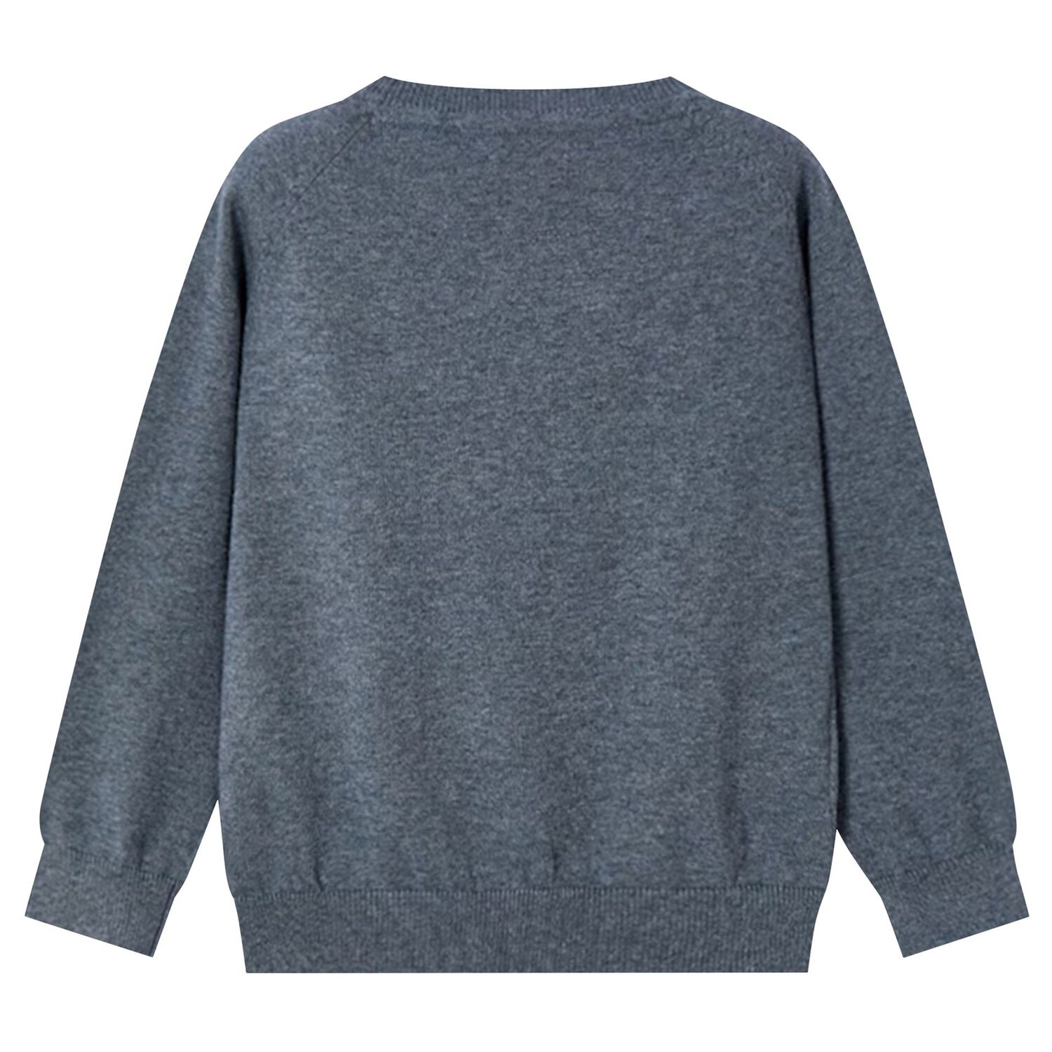 سويت شيرت اولاد بالشعار باللون الازرق , 2, hi-res