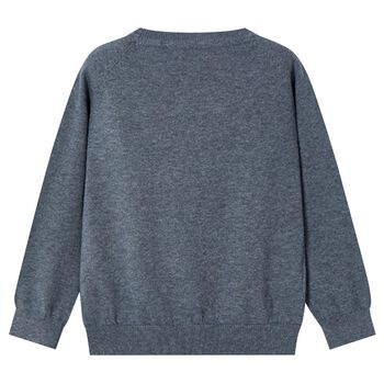 Boys Blue Logo Sweatshirt