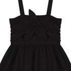 فستان بنات باللون الأسود , 2, hi-res