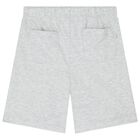 Boys White & Grey Shorts Set, 1, hi-res