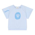 Blue Medusa Logo Baby Shorts Set, 1, hi-res