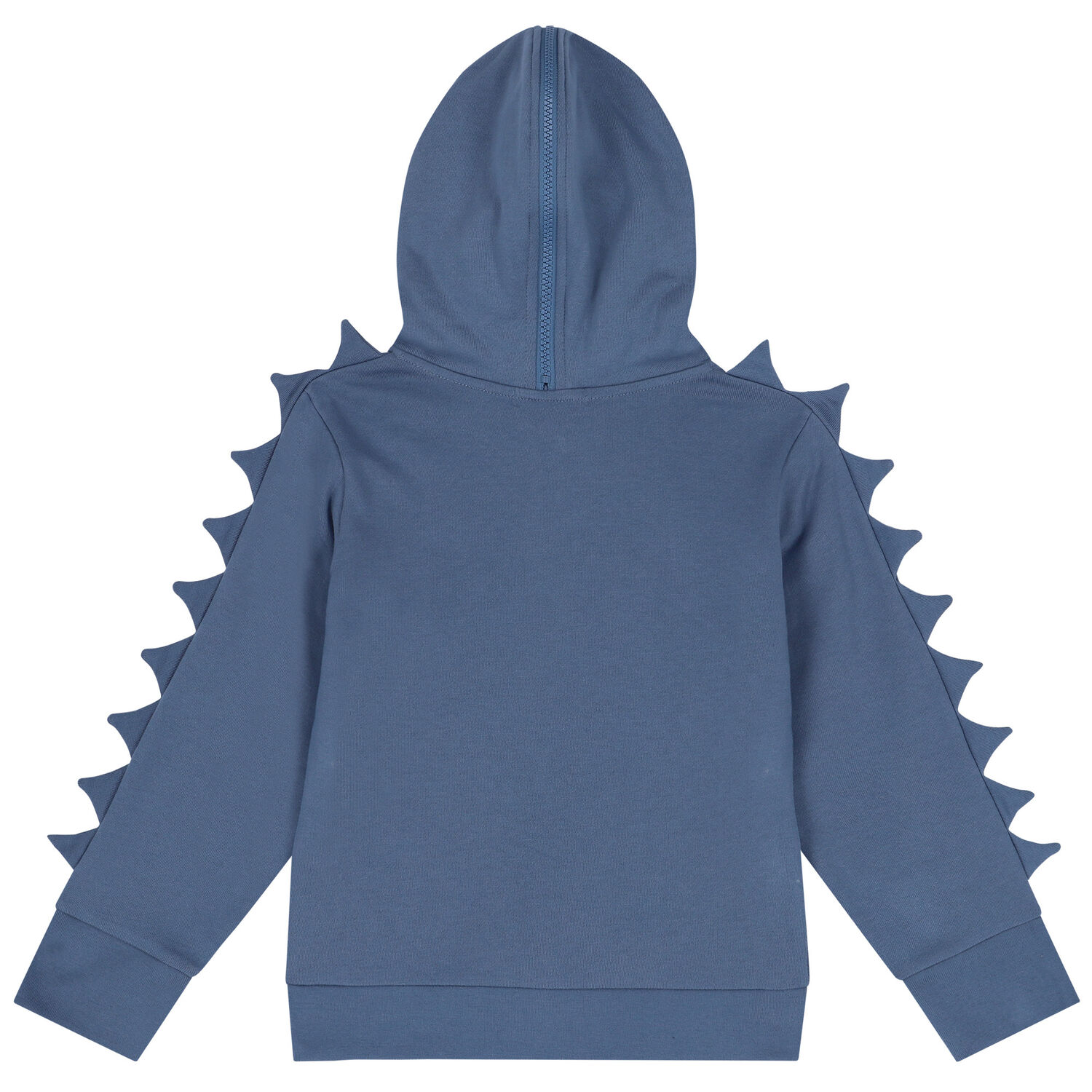 Boys Blue Monster Hooded Zip Up Top, 1, hi-res image number null