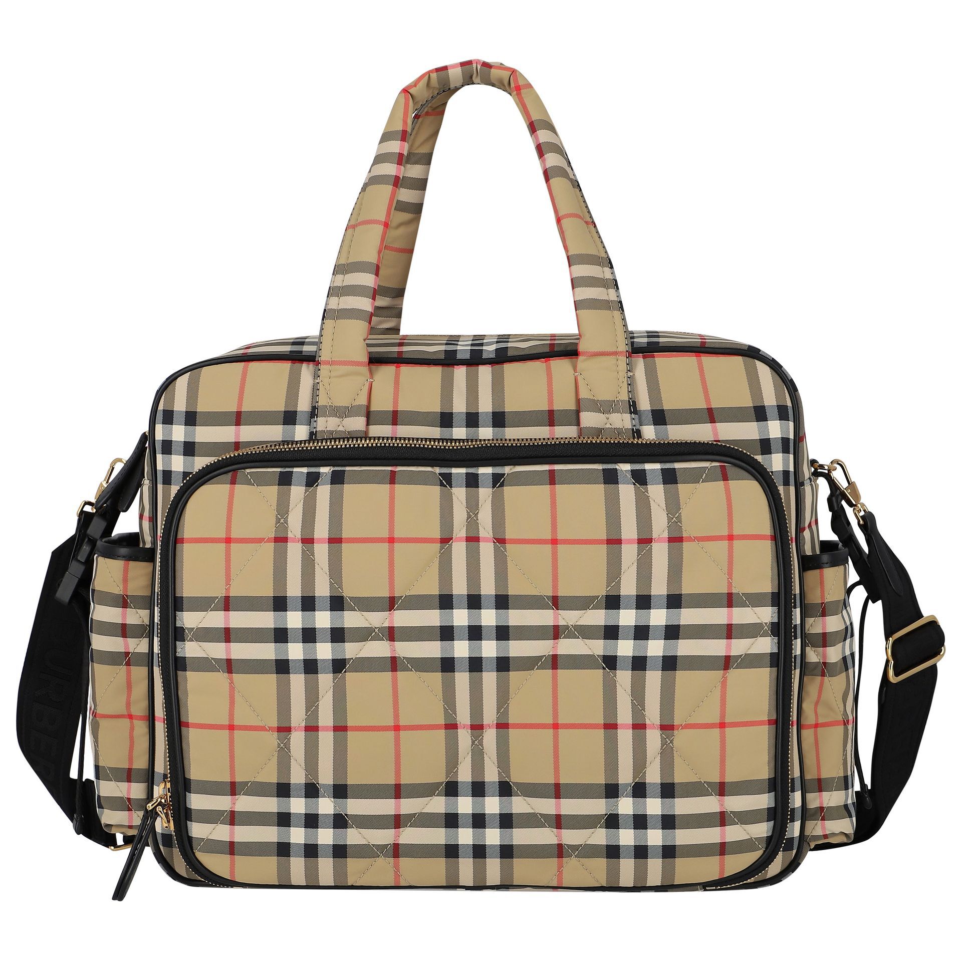 Burberry Beige Vintage Check Changing Bag Junior Couture